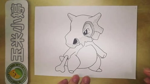 简笔画动漫《宠物小精灵》卡拉卡拉