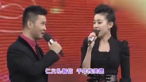 刘和刚战扬深情对唱《中华好家风》,一开嗓全场鼓掌,太好听了