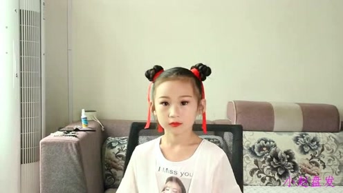 儿童款哪吒发型怎么扎?演示魔童降世哪吒同款发型手法