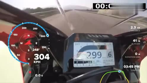 摩托车的暴力驾驶,这辆机车从0-299km需要几秒?