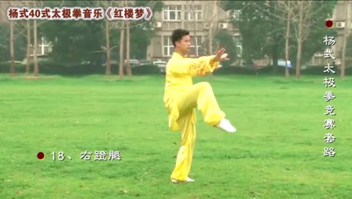 杨式40式太极拳竞赛套路