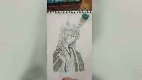 画了一个素描巴卫,希望大家喜欢