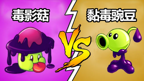 黏毒豌豆射手和毒影菇哪个毒性更强?戴夫:不对比一下还真不好说