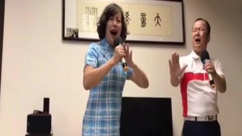 许笑娜老师客厅和弦唱潮剧《一腔怨气恨难平》