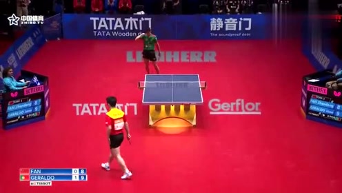 樊振东怒锁直线精准如手术刀