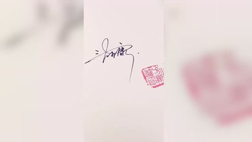 给沈公子设计的艺术签名
