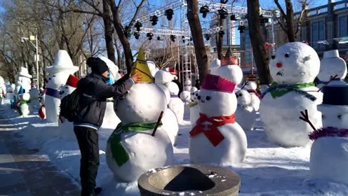 哈尔滨世界雪人大观,个个都是表情包萌翻了