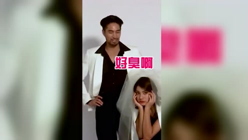 大叔调侃莎莎头发臭,莎莎吐槽完还是要继续微笑拍摄
