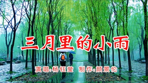 杨钰莹《三月里的小雨》,经典金曲,百听不厌!