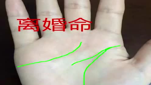 此手相离婚几率大,但子女运势好,中年后能享子女福