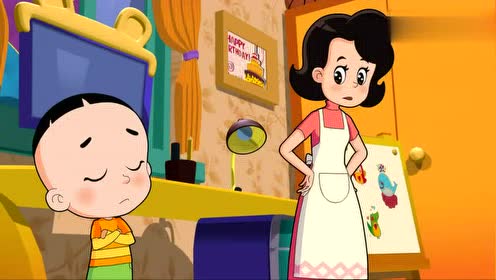 大头儿子觉得围裙妈妈没有用心陪自己,她总是去忙自己的事了