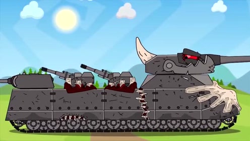 坦克世界:破烂kv44对决牛角利维坦,简直是强者无敌