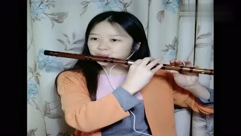 小姐姐笛子吹奏《人间第一情》余音绕梁,经典旋律听不腻!