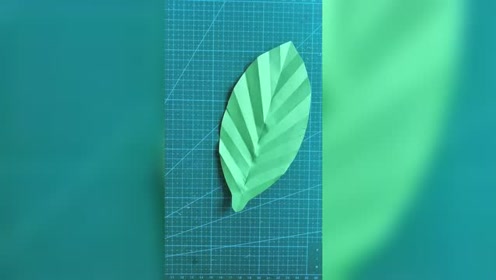 折纸立体的纸叶子教程,折纸大全
