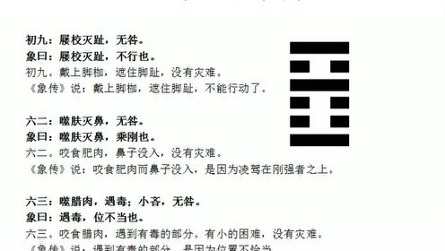 第二十一节 《易经·噬嗑卦》