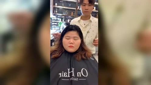 大脸盘子换个发型瞬间年轻十岁,真的太修饰脸型了