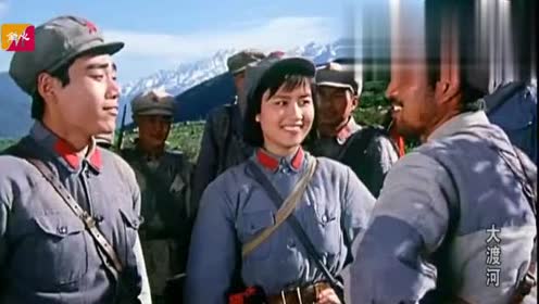 80年电影《大渡河》主题曲《红旗指向大渡河》边桂荣