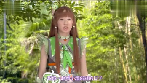 舞法天女:蜜珐天女把怪兽打倒在地,准备用舞法净化它