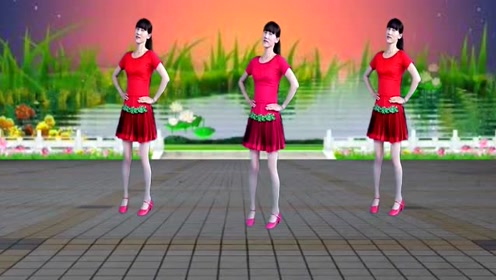 广场舞《北江美》零基础32步简单更好看,送给初学广场舞的舞友们