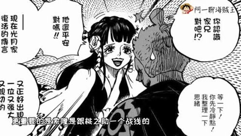 op941情报简析:恭喜索隆,被光月日和爱上