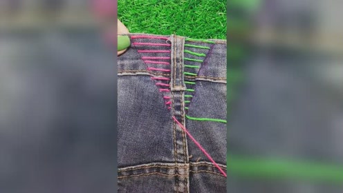 裤腰大了这样收