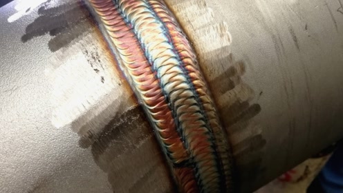 实拍手把二保氩弧日常焊接,师傅工资轻松过万,网友:技术都不孬