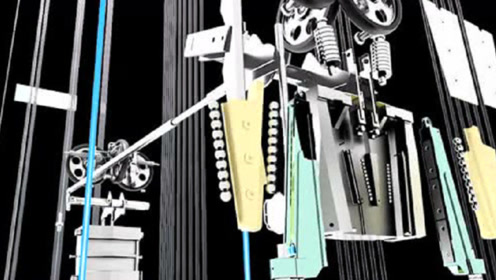 电梯的基础装置有多安全?3d动画演示原理,看完一目了然!