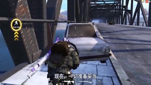 狙击手麦克:挑战用汽油桶堵桥!2个油桶摆在中间,谁都别想逃!
