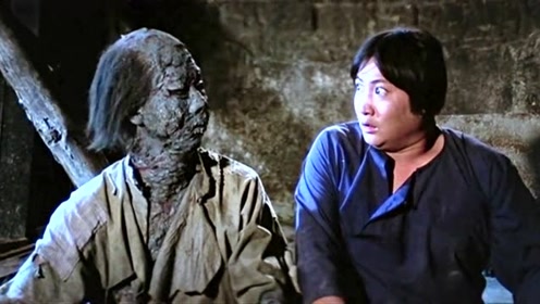 洪金宝鬼打鬼,张大胆对上僵尸脸充满恐怖,竟还能和他玩耍