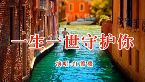 红蔷薇《一生一世守护你》,网络情歌,好听极啦!