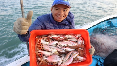 阿烽出师放虾网,黄鱼抓到不少大虾没见几条,直接住到阿雄家学艺