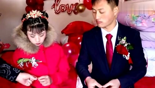 湖北一聋哑小伙娶一智障女孩,新郎很帅,新娘很漂亮,祝你们幸福