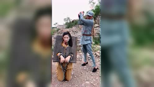 实拍拍戏现场,女战犯被执行死刑,最后的表情竟然是这样的!