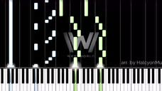 西部世界钢琴曲谱_西部世界钢琴简谱(5)