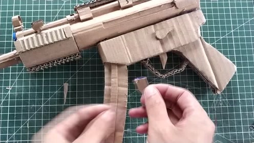 野牛冲锋枪别花钱买,教你手工制作绝地求生玩具枪