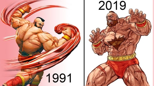 街头霸王:zangief-桑吉尔夫 传奇记忆 1991~2019