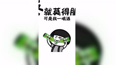 表情包搞笑视频,听说不喝酒就没朋友,爆笑来袭