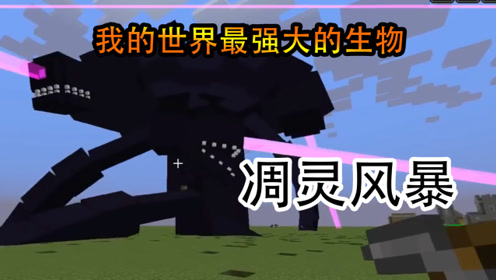 我的世界:游戏中最强的生物,凋零风暴了解一下?