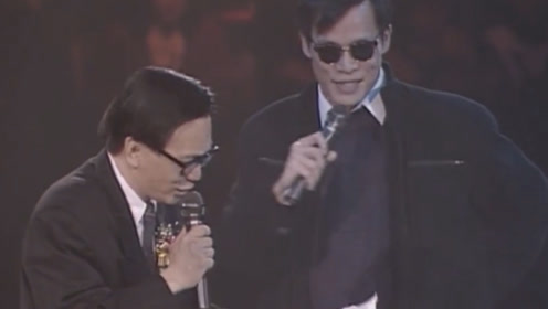 罗大佑《沧海一声笑》唱到一半,黄霑突然出现,霑叔开口就是江湖