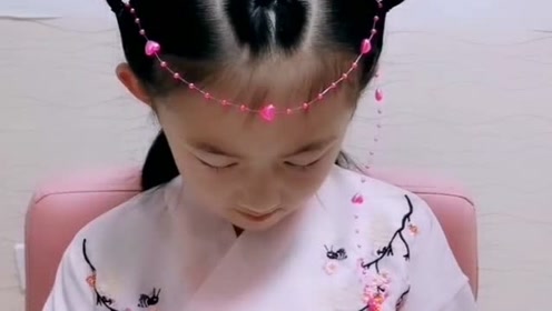 给宝宝编个古装发型,超级可爱,宝妈必看