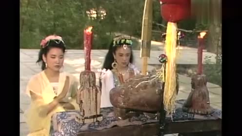 90版封神榜:闻太师查看鹿台,遇到妖邪鬼魅,神眼怒火发威!