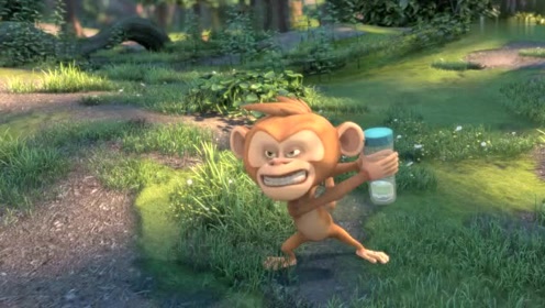 熊出没之探险日记:小猴子,快把水瓶还给我