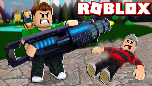 小格解说 roblox 射击模拟器:解锁最强激光枪!