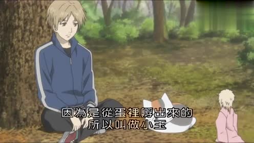 夏目友人帐:被小玉咬了尾巴,三三假装生气逗小玉开心