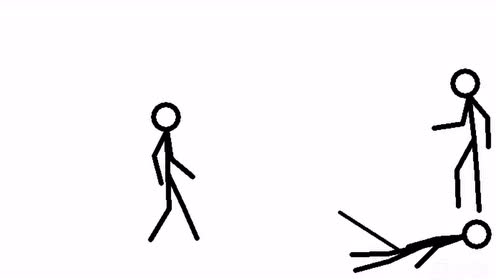 火柴人伍号:路见不平,拔刀相助,最后惨不忍睹