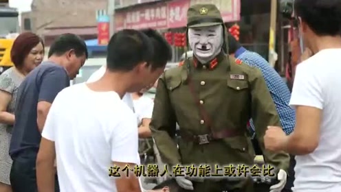 河南洛阳农民制作"皇军拉车"机器人,供人娱乐,没想到就这么火了!