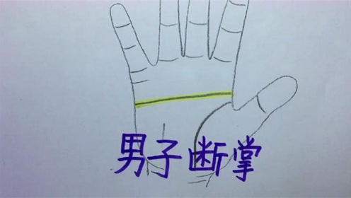 手相解析:拥有断掌的男人,财运和事业一般都会好,是这样吗?