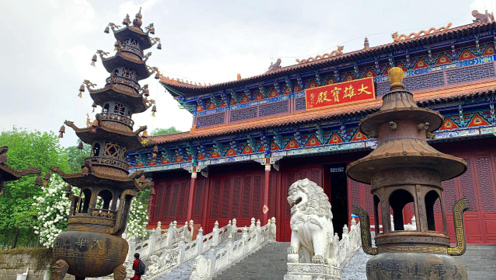 舒城,霍山,六安三县交界,"江北九华"之大华山云峰寺!