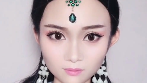蜀山战纪赵丽颖玉无心仿妆,妹子这化妆技术真是太厉害了