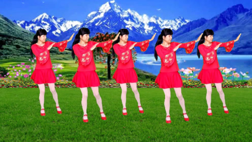 广场舞《哑巴新娘》旋律优美动听,简单又好看